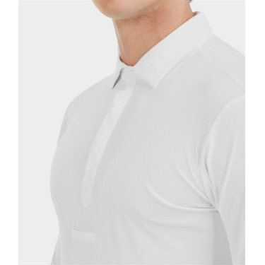 Camisa de concurso Aerolight de manga larga Horse Pilot para hombre Blanco Camisa de concurso Aerolight de manga larga Horse Pilot para hombre Blanco