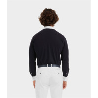 Camisa de concurso Aerolight de manga larga Horse Pilot para hombre Blanco