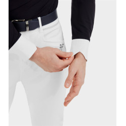 Camisa de concurso Aerolight de manga larga Horse Pilot para hombre Noche oscura Negro