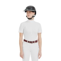 Camisa de concurso Monica Horse Pilot de manga corta para mujer