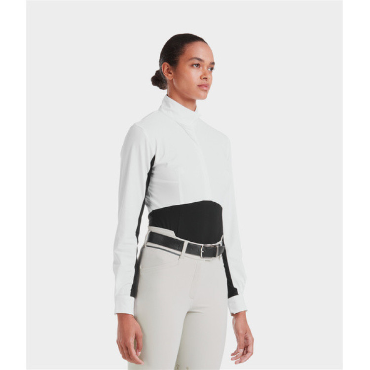 Camisa de concurso Monica Horse Pilot de manga larga para mujer