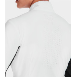 Camisa de concurso Monica Horse Pilot de manga larga para mujer Negro