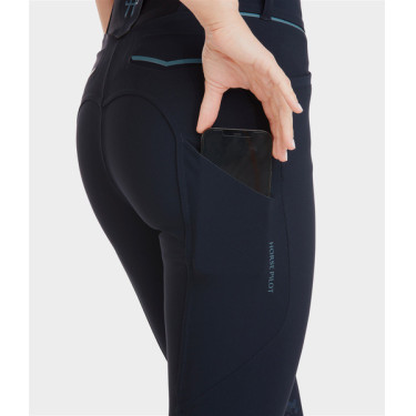 Pantalón X-Balance mujer Horse Pilot Noche oscura Negro