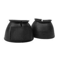 Campanas de goma con velcro Finn-Tack poní Negro Campanas de goma con velcro Finn-Tack poní Negro