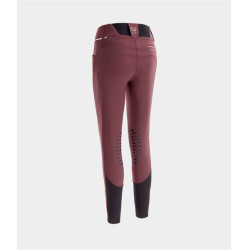 Pantalón X-Design Horse Pilot mujer Burdeos