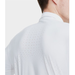 Camisa de concurso Aerolight de manga larga para hombre Horse Pilot Blanco