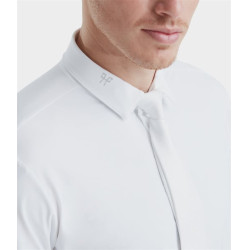 Camisa de concurso Aerolight de manga larga para hombre Horse Pilot Blanco
