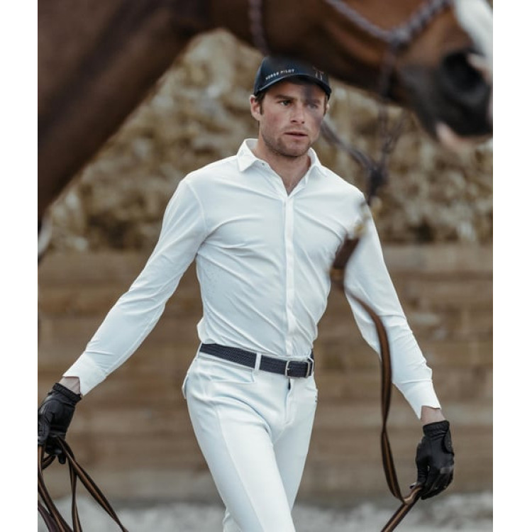 Camisa de concurso Aerolight de manga larga para hombre Horse Pilot Camisa de concurso Aerolight de manga larga para hombre Horse Pilot