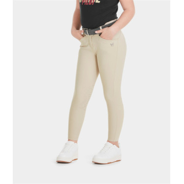 Pantalón X-Design Horse Pilot niña Cazador Verde