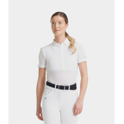 Polo Aeromesh de manga corta Horse Pilot mujer