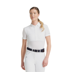 Polo Aeromesh de manga corta Horse Pilot mujer