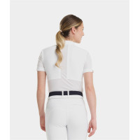 Polo Aeromesh de manga corta Horse Pilot mujer Blanco Polo Aeromesh de manga corta Horse Pilot mujer Blanco