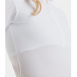 Polo Aeromesh de manga corta Horse Pilot mujer Blanco Polo Aeromesh de manga corta Horse Pilot mujer Blanco