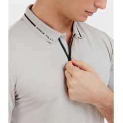 Polo Atlas Horse Pilot hombre Gris viento