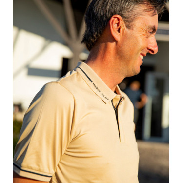 Polo Atlas Horse Pilot hombre Latté Marrón