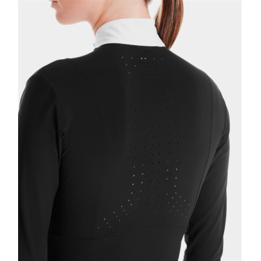 Polo de competición Monica Horse Pilot de manga larga para mujer Polo de competición Monica Horse Pilot de manga larga para mujer