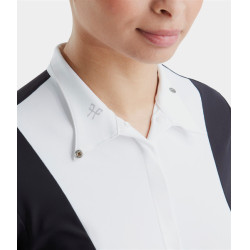 Polo de competición Monica Horse Pilot de manga larga para mujer Noche oscura Negro Polo de competición Monica Horse Pilot de manga larga para mujer Noche oscura Negro