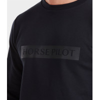 Sudadera Horse Pilot hombre Team Azul grafito