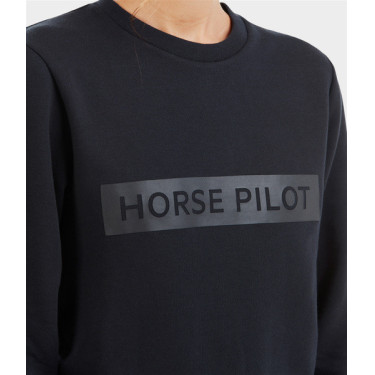 Sudadera Horse Pilot Team mujer Azul grafito Sudadera Horse Pilot Team mujer Azul grafito