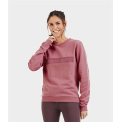 Sudadera Horse Pilot Team mujer Rosa mesa
