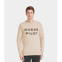 Sudadera Horse Pilot Team hombre Arena Amarillo