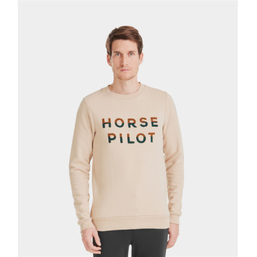 Sudadera Horse Pilot Team hombre Arena Amarillo