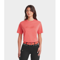 Camiseta Horse Pilot mujer Team Rosa coral