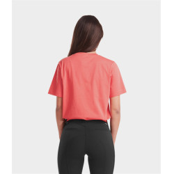 Camiseta Horse Pilot mujer Team Rosa coral