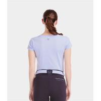 Camiseta Horse Pilot Team mujer Lavanda Violeta