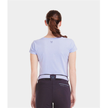 Camiseta Horse Pilot Team mujer Lavanda Violeta