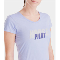 Camiseta Horse Pilot Team mujer Lavanda Violeta