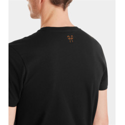 Camiseta Horse Pilot Team hombre Negro