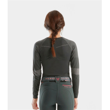 Camiseta Optimax Horse Pilot mujer Hierro Camiseta Optimax Horse Pilot mujer Hierro
