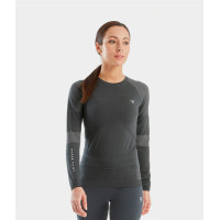 Camiseta Optimax Horse Pilot mujer Hierro Gris