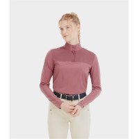 Camiseta Sunrise Horse Pilot mujer Rosa oscuro