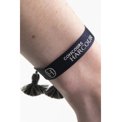 Pulsera Boxy Harcour Marino / lino Azul marino