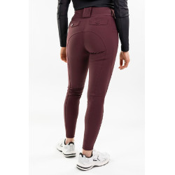 Pantalón de equitación Luce Harcour Berenjena Burdeos