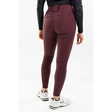 Pantalón de equitación Luce Harcour Berenjena Burdeos