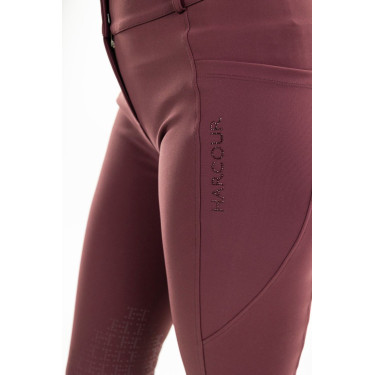 Pantalón de equitación Luce Harcour Berenjena Burdeos