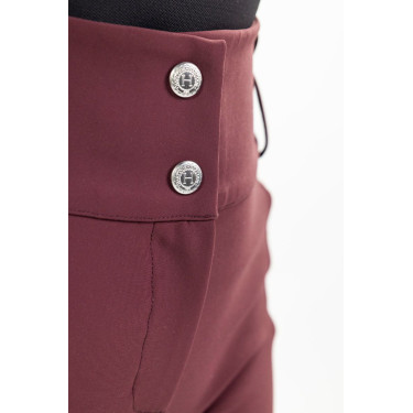 Pantalón de equitación Luce Harcour Berenjena Burdeos