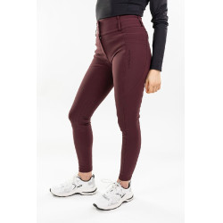 Pantalón de equitación Luce Harcour Berenjena Burdeos