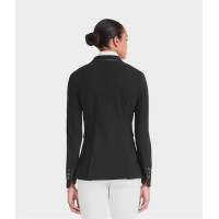 Chaqueta de concurso Aeromade Horse Pilot mujer Negro logo plateado