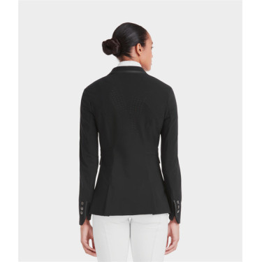 Chaqueta de concurso Aeromade Horse Pilot mujer Negro logo negro