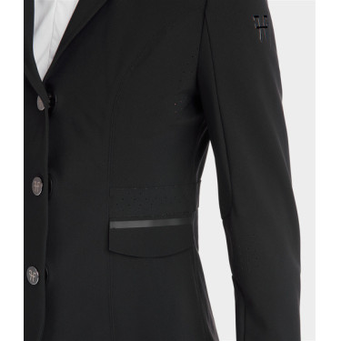 Chaqueta de concurso Aeromade Horse Pilot mujer Negro logo negro