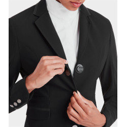 Chaqueta de concurso Aeromade Horse Pilot mujer Negro logo negro