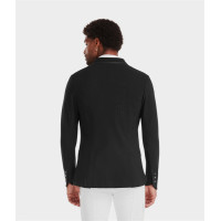 Chaqueta de concurso Aeromade Horse Pilot hombre Negro logo plateado Chaqueta de concurso Aeromade Horse Pilot hombre Negro logo plateado