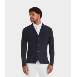 Chaqueta de concurso Aeromade Horse Pilot hombre Logotipo Dark Night plata Chaqueta de concurso Aeromade Horse Pilot hombre Logotipo Dark Night plata