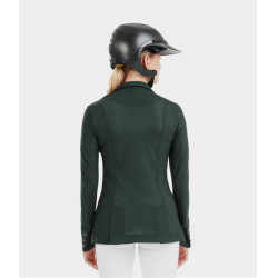 Chaqueta de concurso Aeromesh Horse Pilot mujer Verde oscuro
