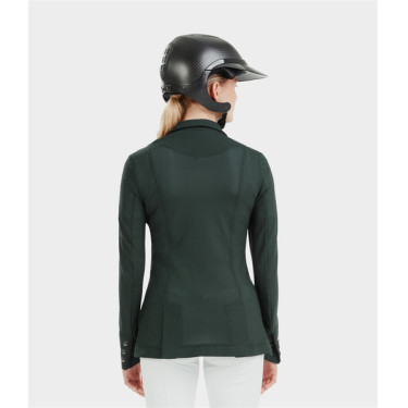 Chaqueta de concurso Aeromesh Horse Pilot mujer Verde oscuro