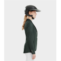 Chaqueta de concurso Aeromesh Horse Pilot mujer Verde oscuro